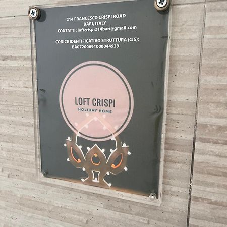 Вилла Loft Crispi Бари Экстерьер фото
